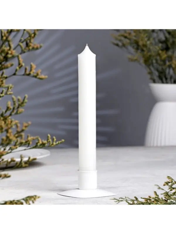 Хозяйственная свеча парафиновая, 2.2&times;16&plusmn;1 см, 55 г