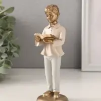 Фигурка полистоун &laquo;Мальчишка с книгой&raquo;, 5.5&times;5.5&times;16 см