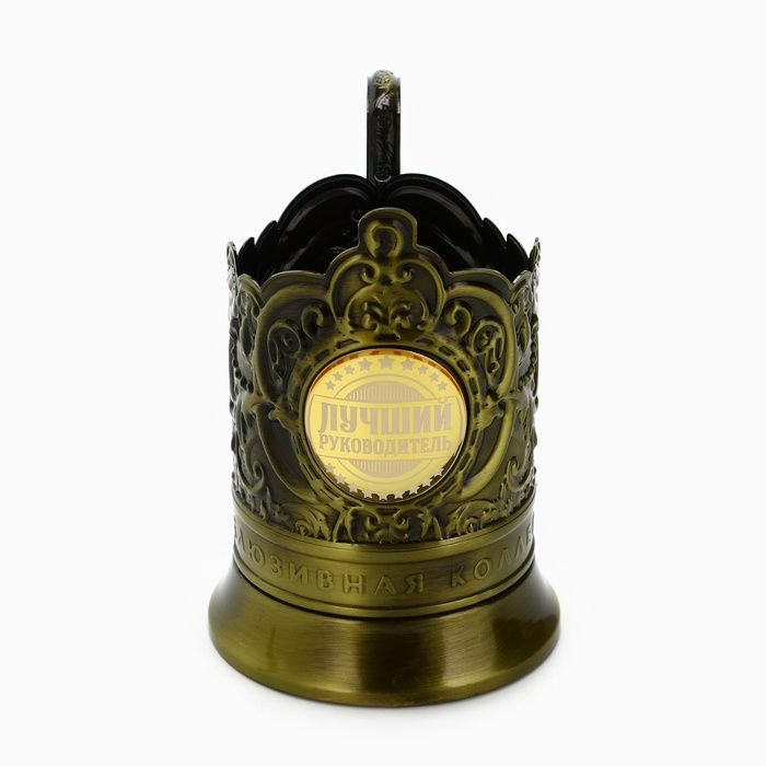 Подстаканник «Лучший руководитель», 12.6 х 8.7 х 12 см Подстаканник «Лучший руководитель», 12.6 х 8.7 х 12 см