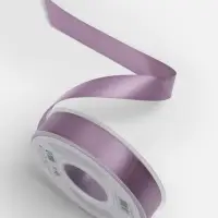 Лента атласная TEIRA, двухсторонняя, 20 мм, 25&plusmn;1 м, сиреневая №0434