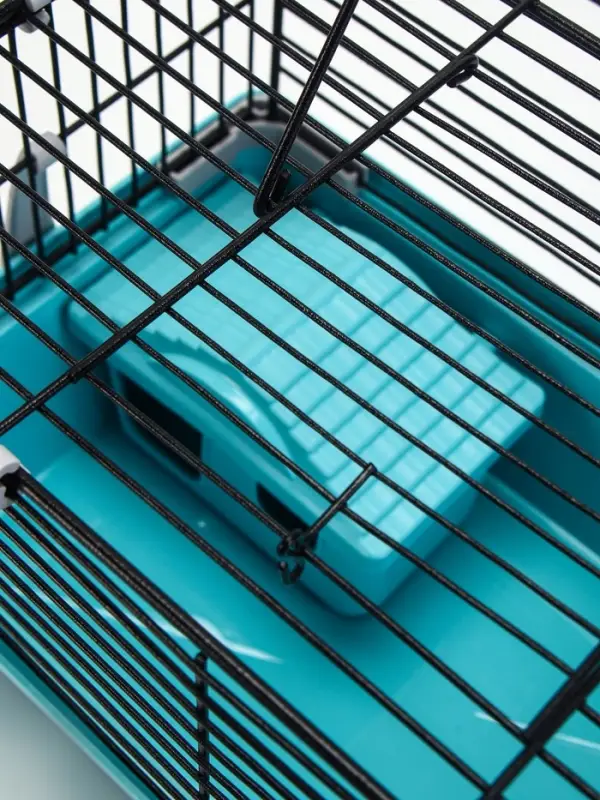 Клетка-мини для грызунов &laquo;Пижон&raquo; №1, 27&times;15&times;13 см, укомплектованная, бирюзовая