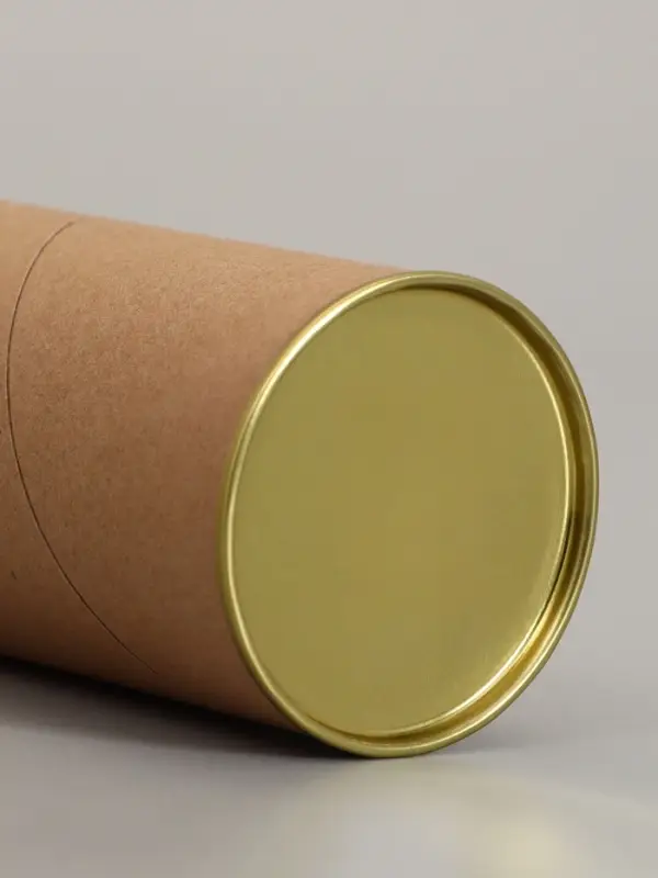 Тубус 63&times;350 мм (330 мм внутр. высота), под футболку, картон, металлическая крышка