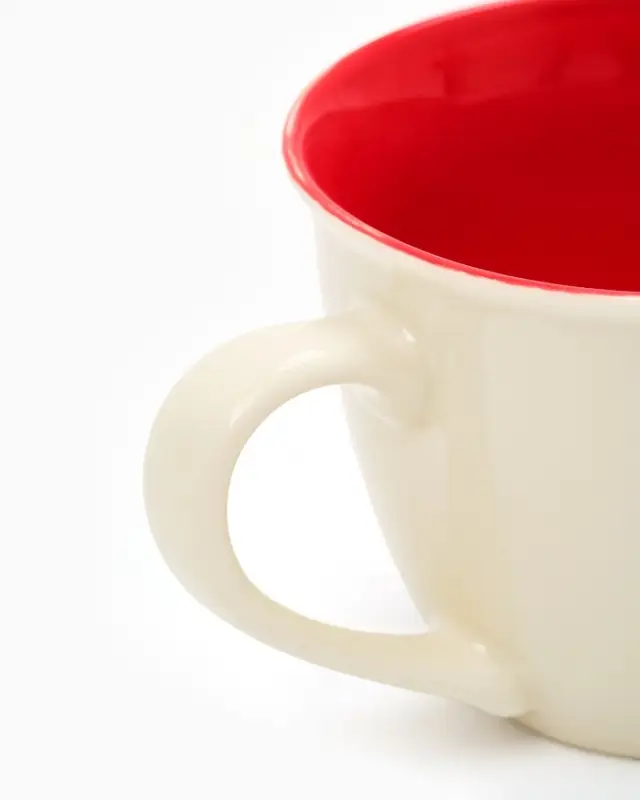 Кружка новогодняя керамическая &laquo;Мишка&raquo;, 500 мл, ручная работа