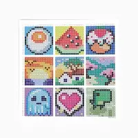 Стикеры для остатков круглых страз