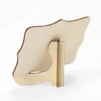 Меловой ценник &laquo;На подставке&raquo; 10&times;5&times;7, вытянутые углы, (фасовка 10 шт.), цвет чёрный