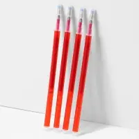 Набор стержней, термоисчезающие, 4 шт., красный