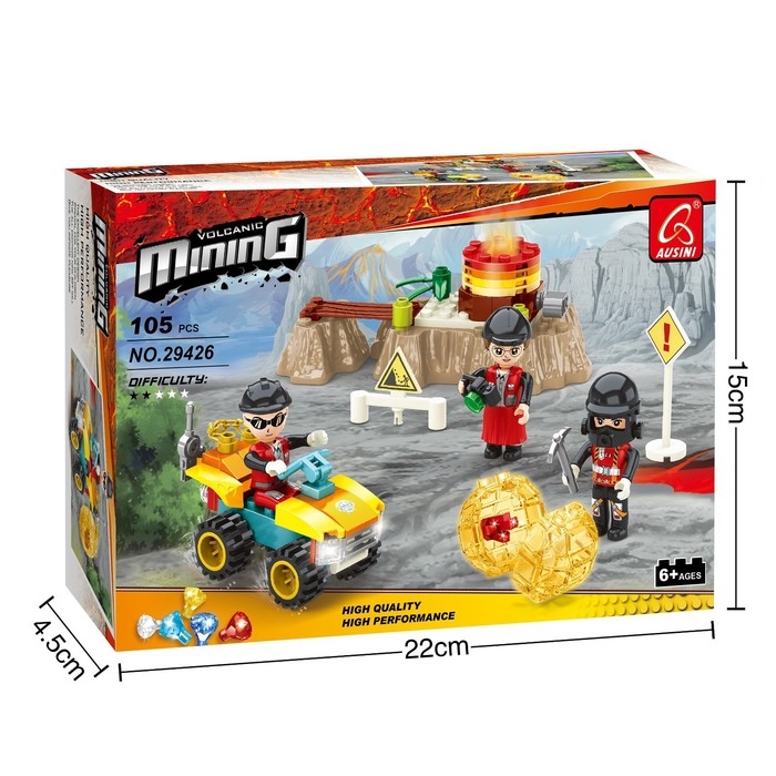 Конструктор «Кладоискатели. Золотая лихорадка», 105 деталей Конструктор «Кладоискатели. Золотая лихорадка», 105 деталей