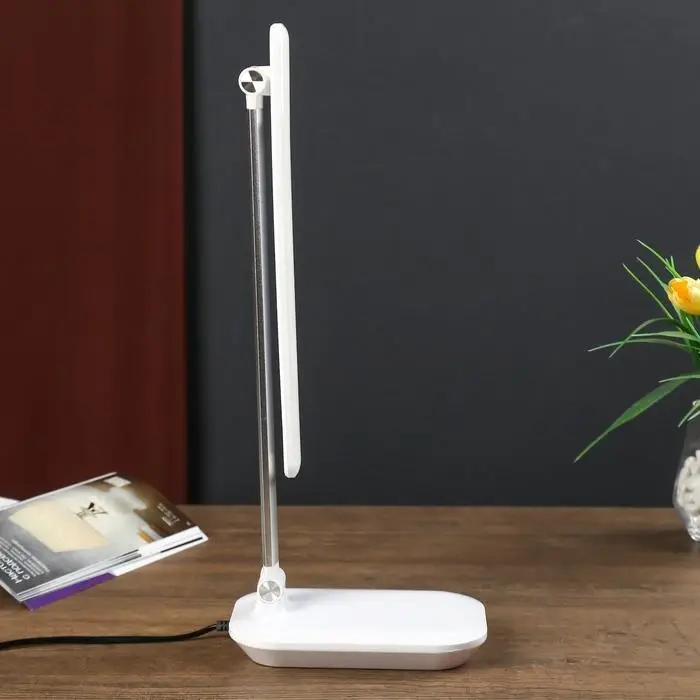 Светильник настольный LED, СТ112 6-10W, 28,5х11х38,5 см, белый