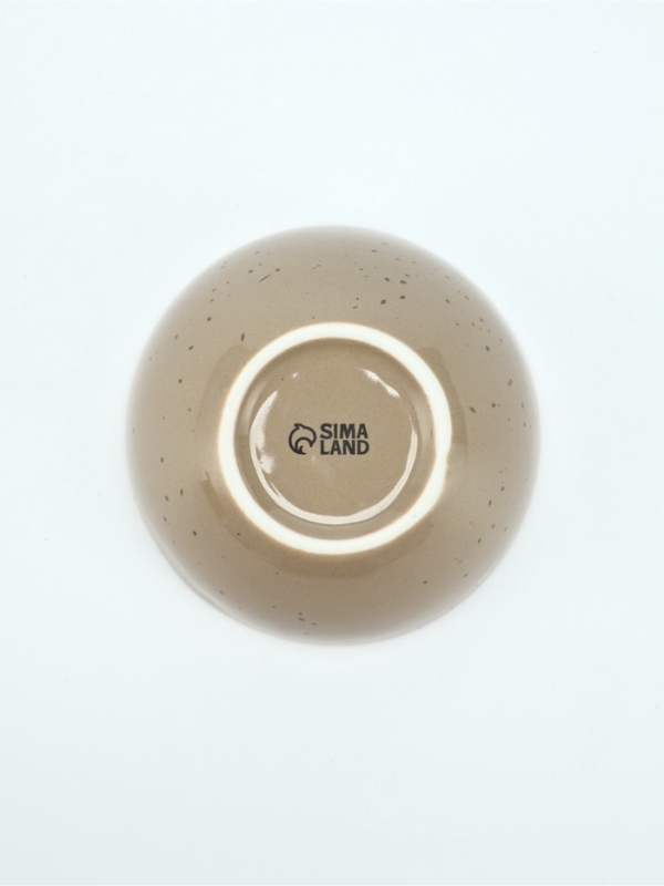 Тарелка глубокая керамическая Dolce Ceramo. «Песчаный берег», 10 х 5 см