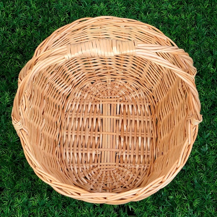 Корзина «Для яблок», дно:19×26 см, верх:30×35 см, H=15/35 см, ручное плетение, ива Корзина «Для яблок», дно:19×26 см, верх:30×35 см, H=15/35 см, ручное плетение, ива