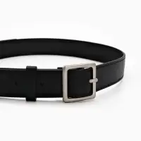 Ремень жен 05-01-02-01, Июнь2508, 3*0,3*110 см, без винта, пряж мат металл, 1 прокол, черн   1090314