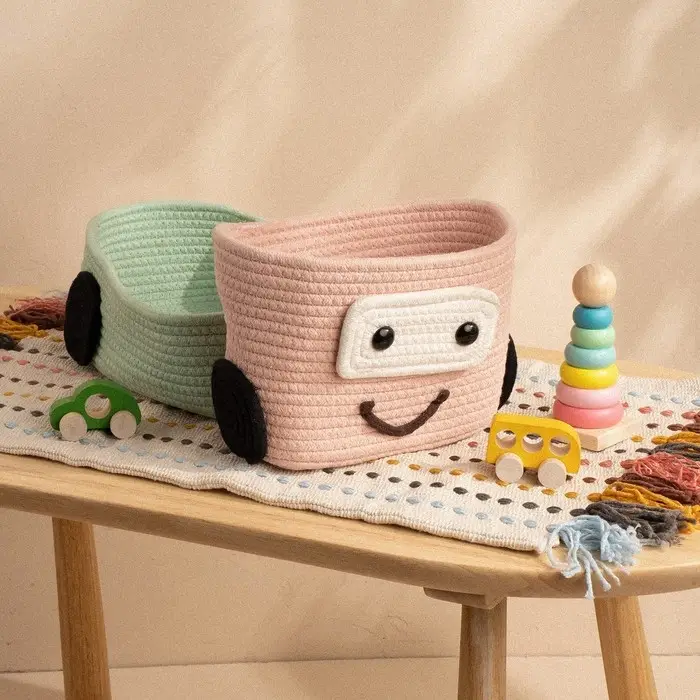 Корзина для игрушек SL Home &laquo;Грузовик&raquo;, плетёная, ручной работы, 42&times;23&times;17 см