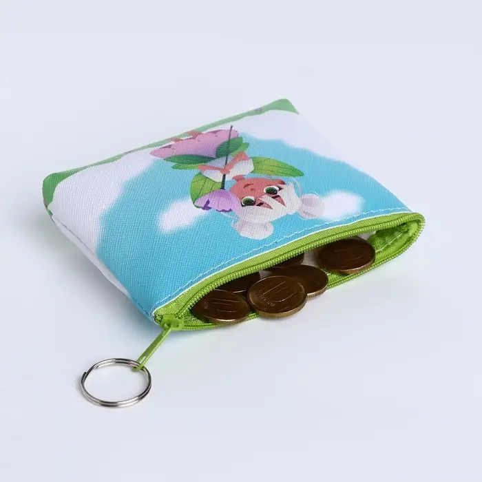 Кошелёк детский &laquo;Девчонки&raquo;, монетница, на молнии, МИКС