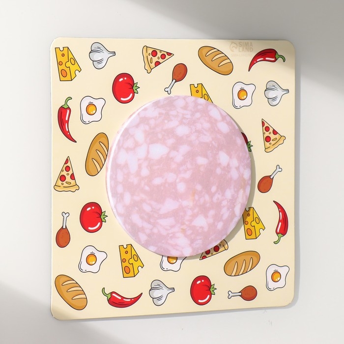 Магнит с блоком для записей Магнит с блоком для записей "Салями" 13х13 см