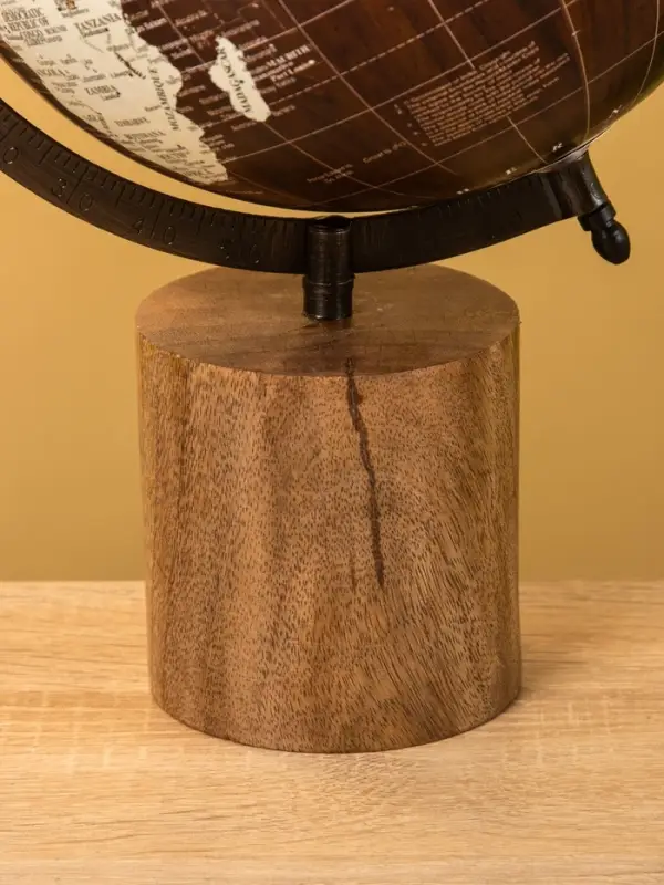 Глобус сувенирный, 23×20×34.5 см, подставка дерево