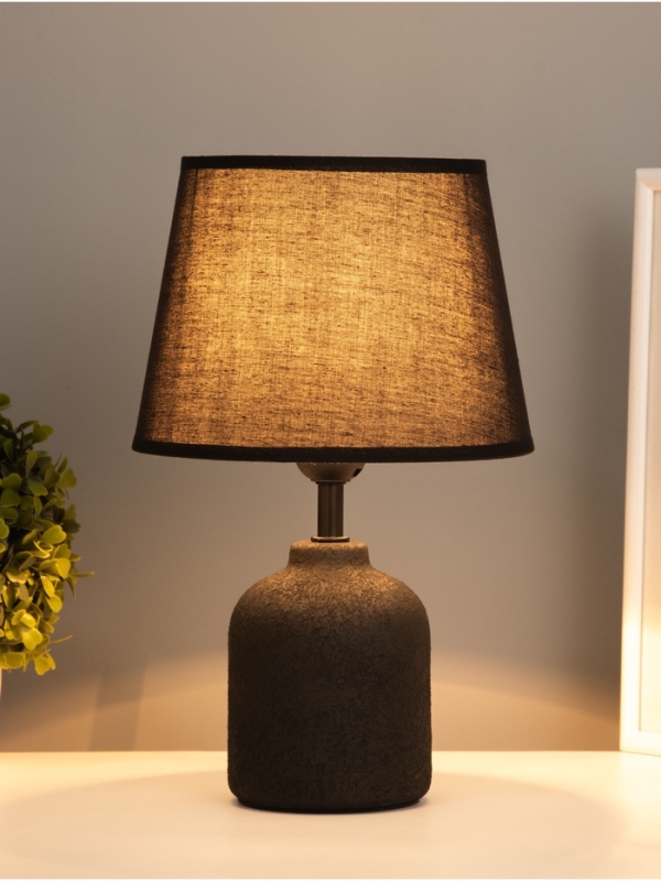 Лампа настольная Лампа настольная "Никс" 1х40Вт Е27 черный 20х20х30см МОДЕЛЬ: