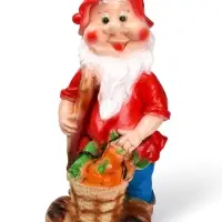 Садовая фигура из гипса &laquo;Гном с корзиной овощей&raquo;, 70&times;30&times;34 см, МИКС