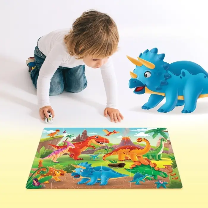 Мега-пазл &laquo;Мир динозавров&raquo;, 24 детали