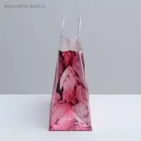 Пакет подарочный крафтовый, упаковка, &laquo;Enjoy every moment&raquo;, 32&times;28&times;15 см