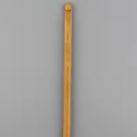 Крючок для вязания, бамбуковый, d=8 мм, 15 см