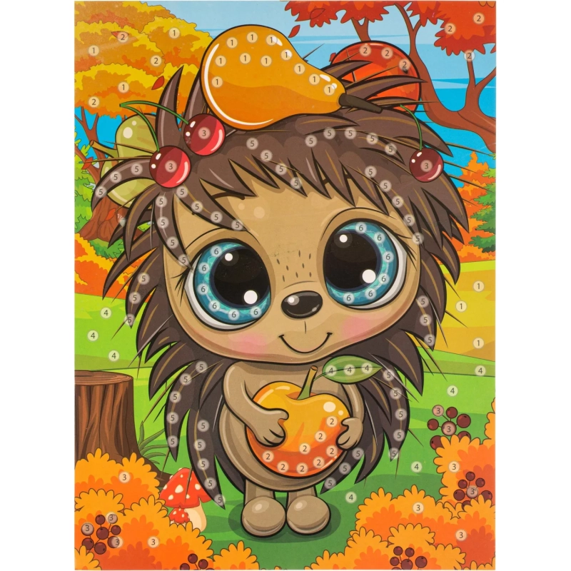 Аппликация из пайеток Ёжик МУЛЬТИ АРТ  SEQPACK-112294