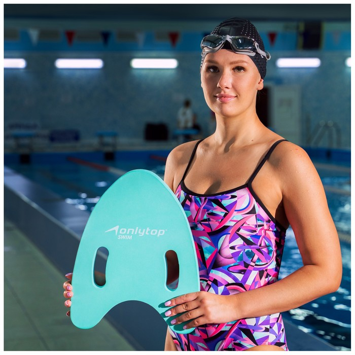 Доска для плавания ONLYTOP «Рыбка», 39х30,5х4 см, цвета МИКС Доска для плавания ONLYTOP «Рыбка», 39х30,5х4 см, цвета МИКС