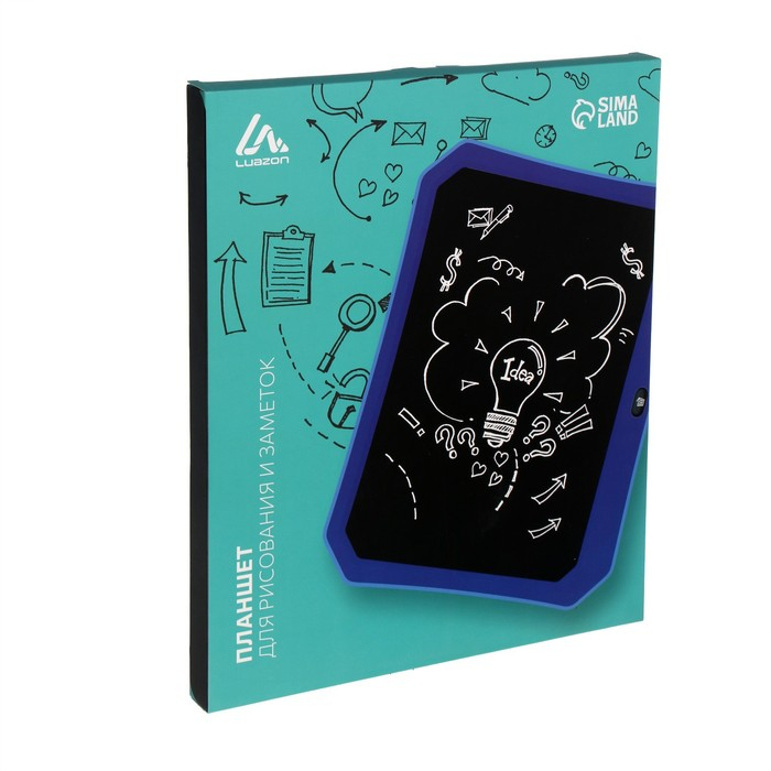 Планшет для рисования и заметок Luazon, 17 Планшет для рисования и заметок Luazon, 17", функция блокировки, синий
