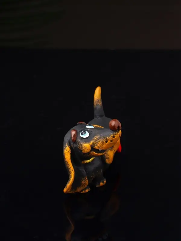 Фигура "Такса счастливая" 4.5х9х4.3 см