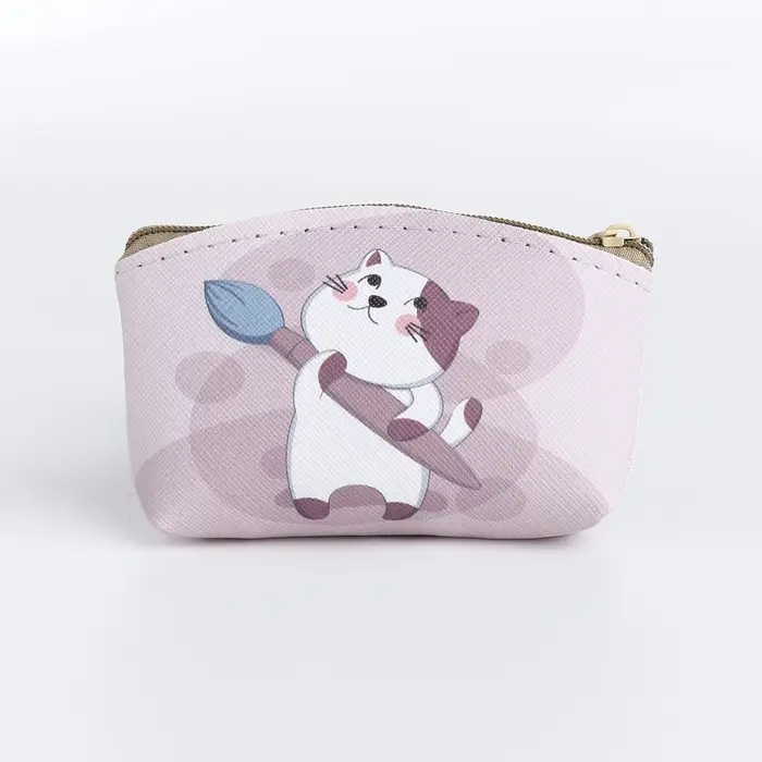 Кошелёк детский &laquo;Котик&raquo; Выбражулька, маленький, монетница, МИКС