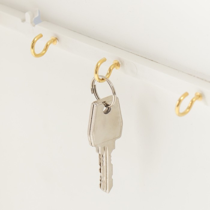 Ключница Ключница "Улица в Венеции" Белый 26,5х31,5х4,5 см