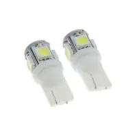 Светодиодная лампа для автомобиля Cartage, T10 W5W, 12 В, 5 SMD-5050, набор 2 шт.
