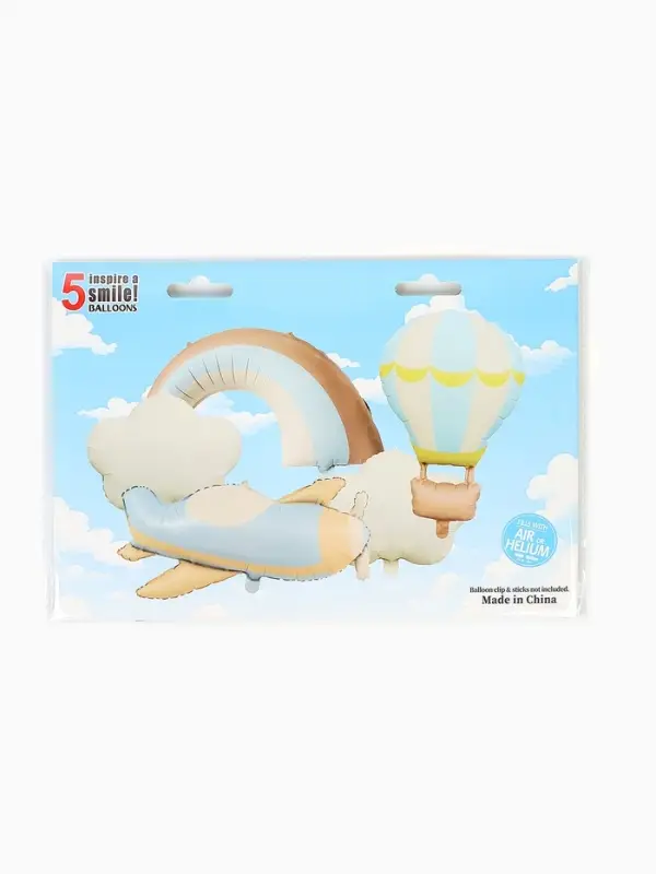 Воздушные шары фольгированные, набор &laquo;Для мальчика&raquo;, 5 шт.