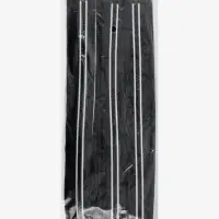 Молния &laquo;Трактор&raquo;, №5, разъёмная, замок автомат, 60 см, декоративная, чёрная