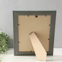 Фоторамка для фото 21х30 см (с ножкой) "Luxe Elegance" пластик, морской, (пластик экран)