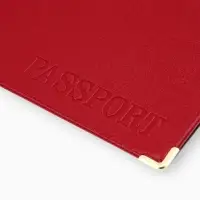 Обложка для паспорта, пвх, 9.5&times;0.5&times;13.5 см, МИКС