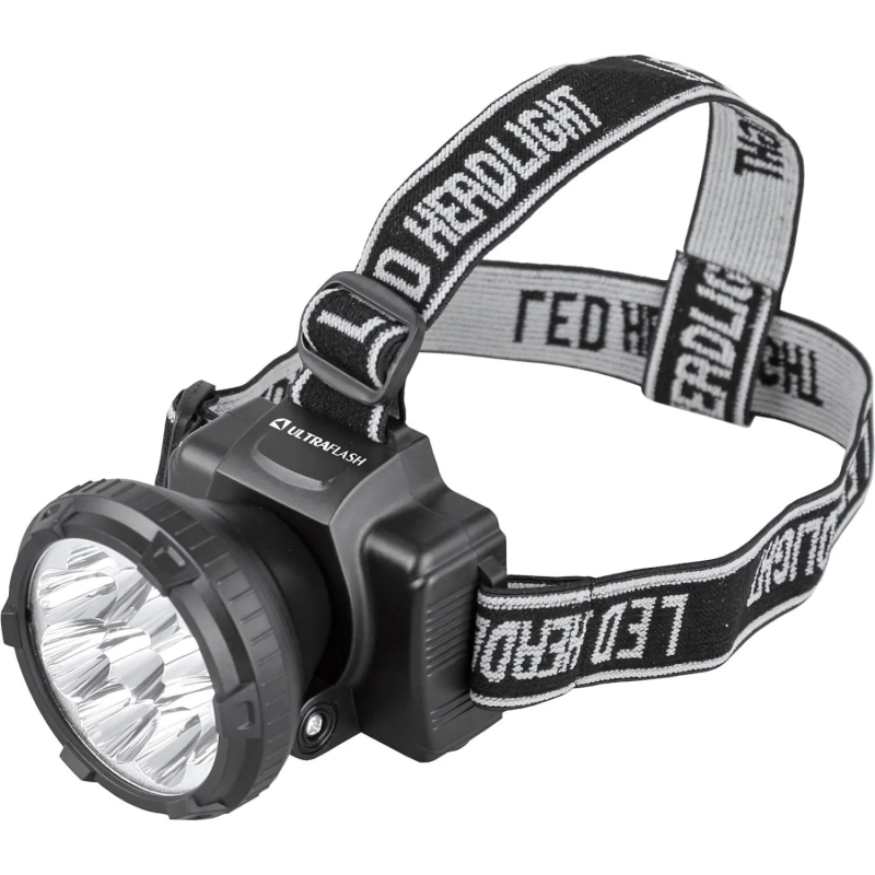 Фонарь налобный Ultraflash 9LED,акк220,0,5Ач