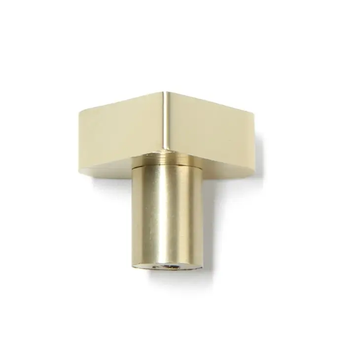 Ручка-кнопка мебельная CAPPIO HEART, цвет сатиновое золото