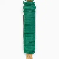 Проволока для подвязки растений, 50 м, металл, зелёная, Greengo