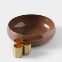 Подсвечник на 3 свечи на магнитах &laquo;Бисквит&raquo;, 13&times;13&times;4 см