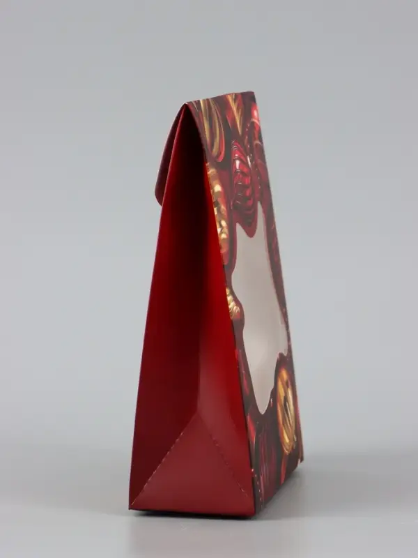 Коробка складная &laquo;Новогодние шары&raquo;, 15&times;7&times;22 см