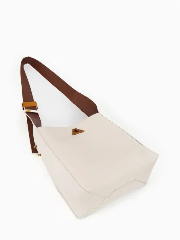 Сумка женская TEXTURA на винтовом замке, 24&times;11&times;24 см, белая