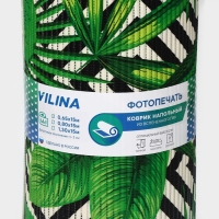 Коврик для ванной комнаты «Папоротник», 0,65×15 м
