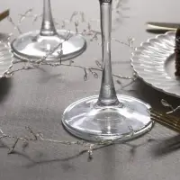 Гирлянда &laquo;Мишура&raquo; 1 м, роса, IP20, серебристая нить, 100 LED, 2 режима, от батареек АА&times;3, свечение мульти