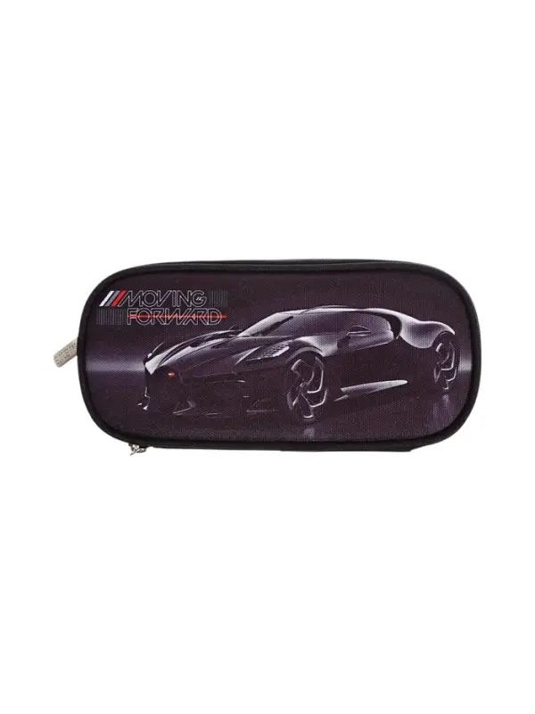 Пенал - футляр deVENTE Luxury Car, 95&times;220&times;70 мм, мягкий, на молнии, 1 отделение, текстиль, чёрный