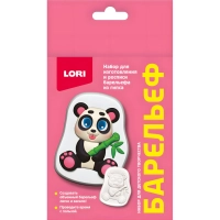 Набор для изготовления Барельефы из гипса Веселая панда Пз/Г-029