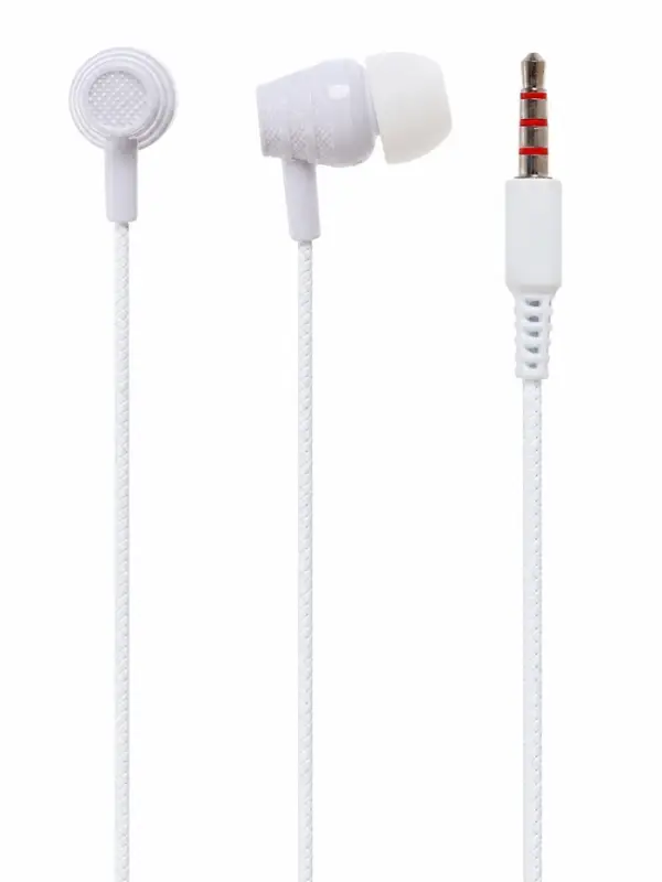 Наушники проводные SY-009, вакуумные, микрофон, Jack 3.5 мм, белые