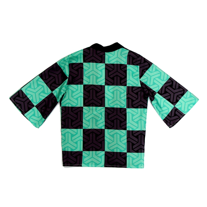 Карнавальное хаори «Демонический клинок», рост 98-152 см, цвет зелёный