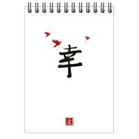 Блокнот А5 100л Mariner Япония клетка, обложка картон,спираль 0024