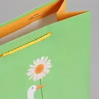 Пакет подарочный ламинированный "Ромашка" 26 х 12 х 32 см