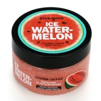 Скраб-слайм для тела Ice watermelon, питание и увлажнение, с ароматом арбуза, 250 г, PICO MICO